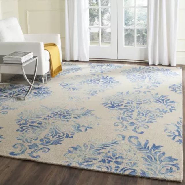 Safavieh Dip Dye Collection Collin Floral Square Area Rug