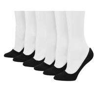 Hanes Invisible Comfort 6 Pair Breathable Liner Socks - Womens