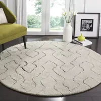 Safavieh Casablanca Collection Aydan Geometric Round Area Rug