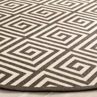 Safavieh Linden Collection Zoie Geometric Round Area Rug