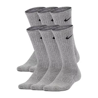 Nike Big Boys 6 Pair Crew Socks