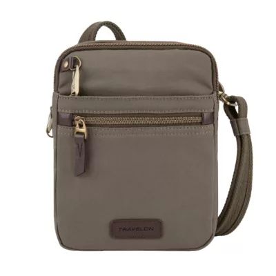Travelon Anti-Theft Courier Small Slim Crossbody Bag