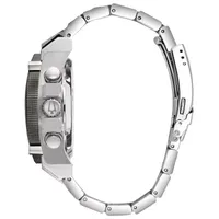 Bulova Precisionist Mens Silver Tone Stainless Steel Bracelet Watch 98b316
