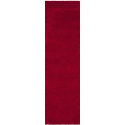 Safavieh Laguna Shag Collection Claes Solid Runner Rug