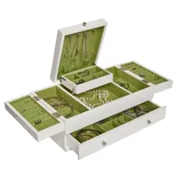 Mele and Co Everly Triple Lid Jewelry Box