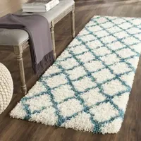 Safavieh Shag Kids Collection Crofton Geometric Runner Rug