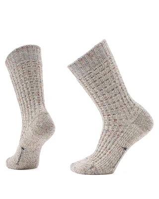 WOMEN EVERYDAY WAFFLE PRESS CREW SOCK