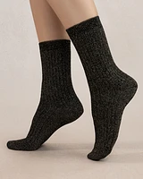 CHAUSSETTES CÔTES LUREX