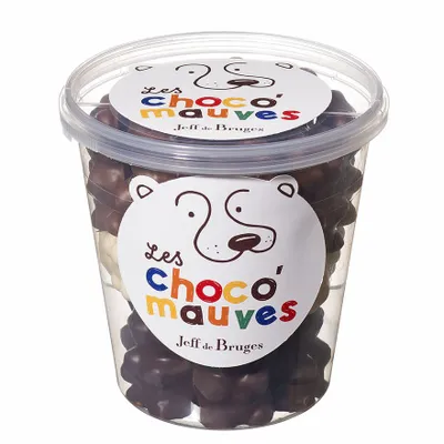 Enfantillages, Choco’mauves - Grande boite oursons guimauve chocolats assortis - Jeff de Bruges