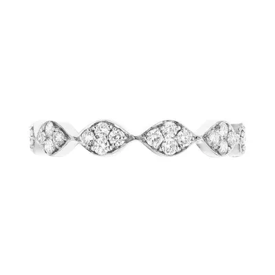 The Darcy with White Diamonds in White Gold