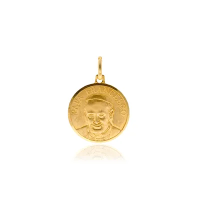 Medalla para niño en oro amarillo 10K