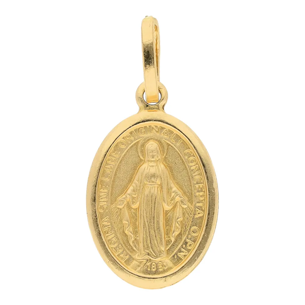 Medalla para niño en oro amarillo 14K