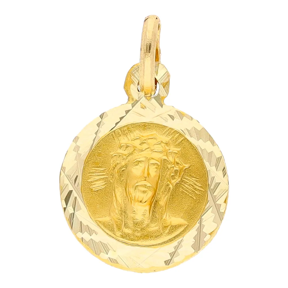 Medalla para niño en oro amarillo 14K