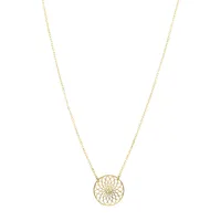 Cadena dije para dama en oro amarillo 14K