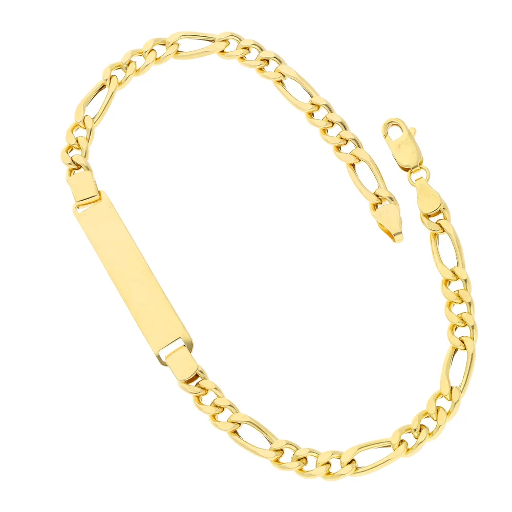 Esclava para caballero en oro amarillo 14K