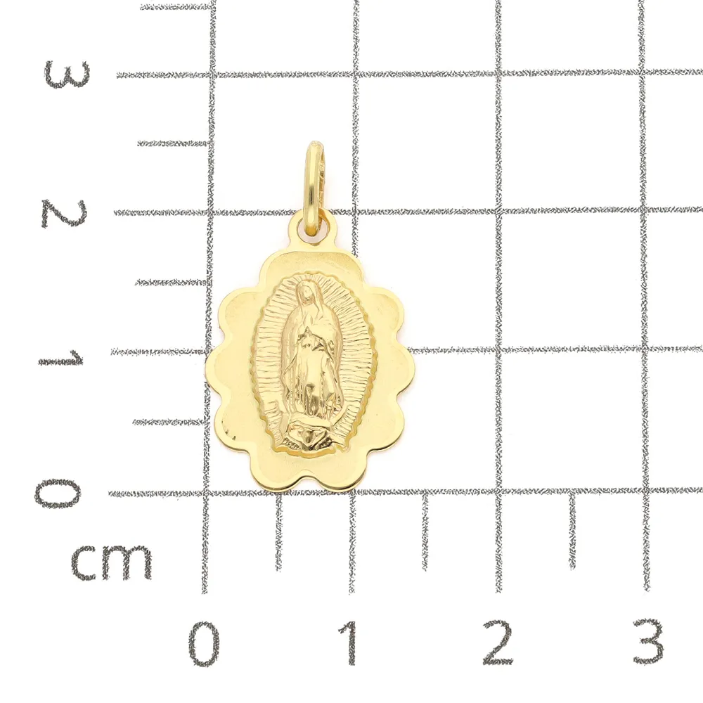 Medalla en oro amarillo 14K