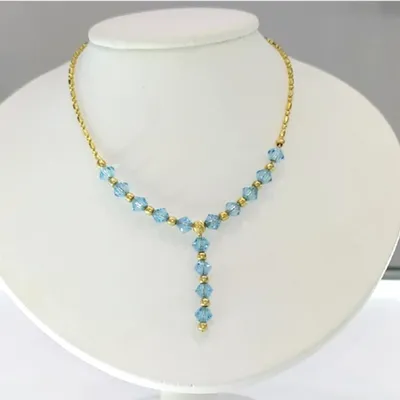 Cadena dije en oro amarillo 14K con zirconias