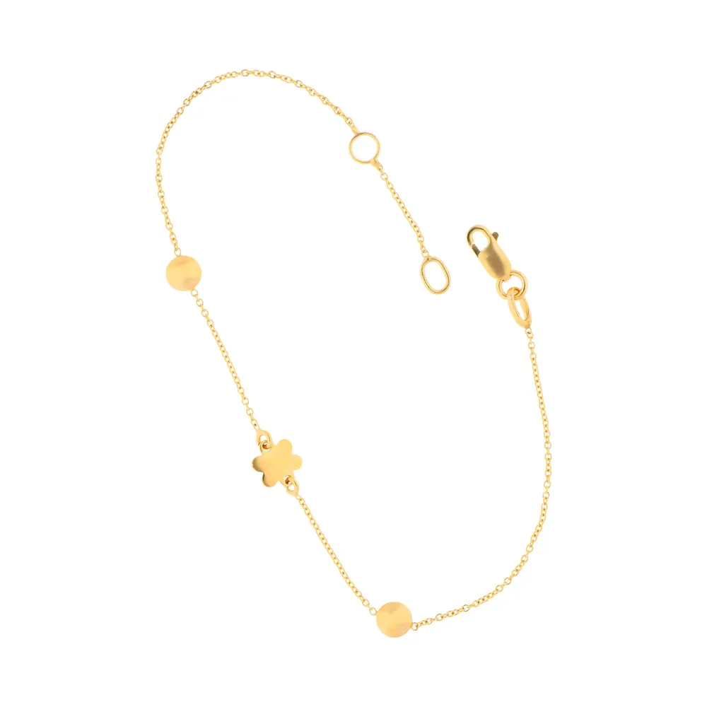 Pulsera para dama en oro amarillo 10K