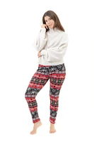 Xmas Plaid - Cozy Lined Leggings