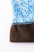 Paisley Blue - Cozy Lined