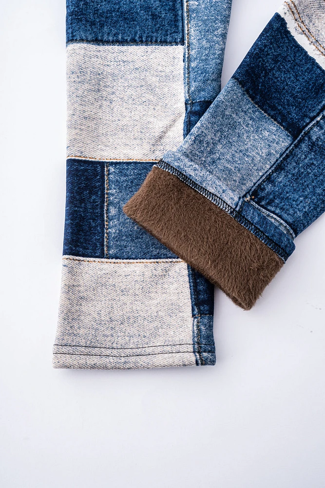 Denim Patch - Cozy Lined