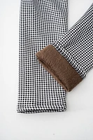 B&W Petite Checkers - Cozy Lined