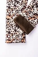 Leopard Chic - Cozy Lined Leggings