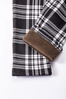 B&W Plaid - Cozy Lined