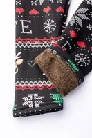 Lovely Reindeer Kid's - Cozy Lined Leggings