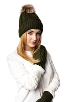 Green - Cozy Lined Hat