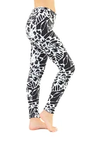 B&W Splash - Cozy Lined Leggings