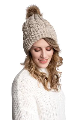 Beige - Cozy Lined Hat