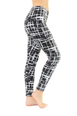 B&W Traces - Cozy Lined Leggings