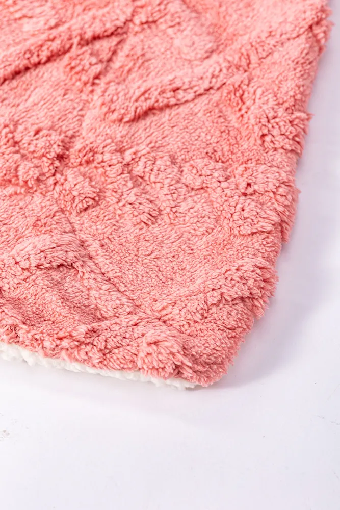 Coral - Sherpa Blanket