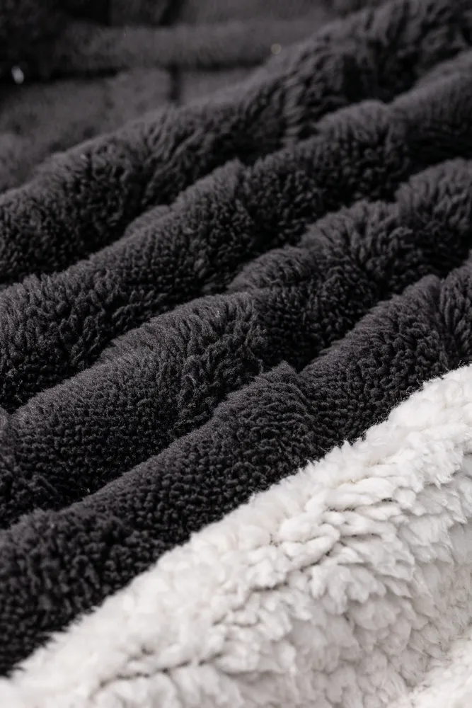 Noir - Sherpa Blanket