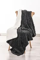 Noir - Sherpa Blanket