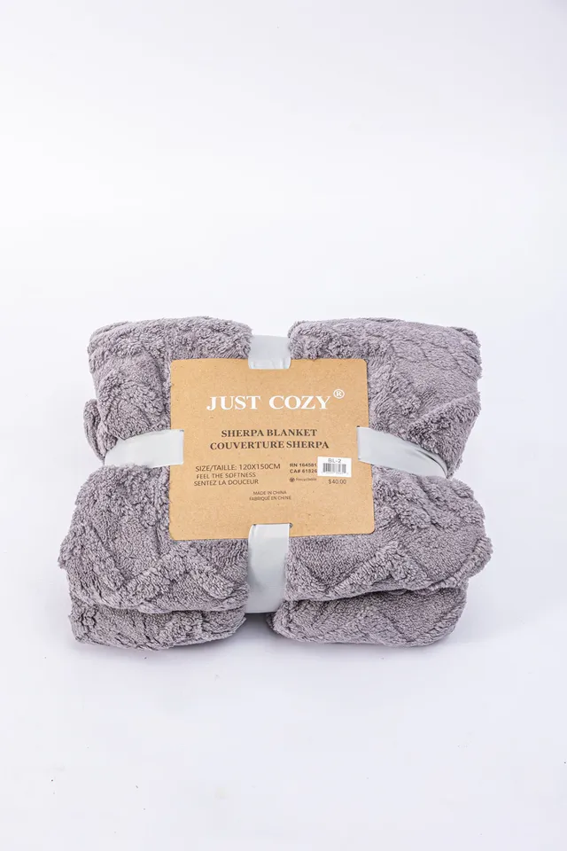 Dark Grey - Sherpa Blanket