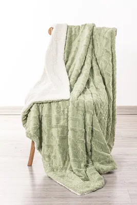 Pistachio - Sherpa Blanket