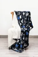 Paw Prints - Sherpa Blanket