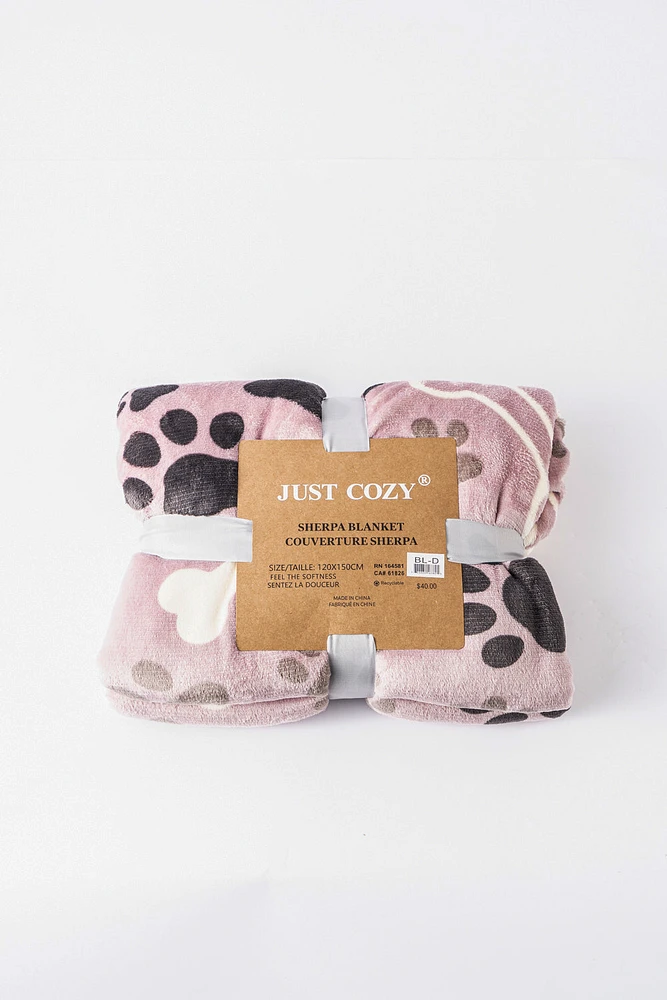 Paws mignons - couverture sherpa