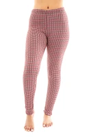 Carmine Houndstooth - Cozy Lined