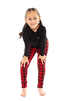 Red Plaid Kid's - confortable