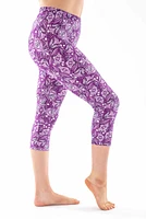 Floral violet - Capris