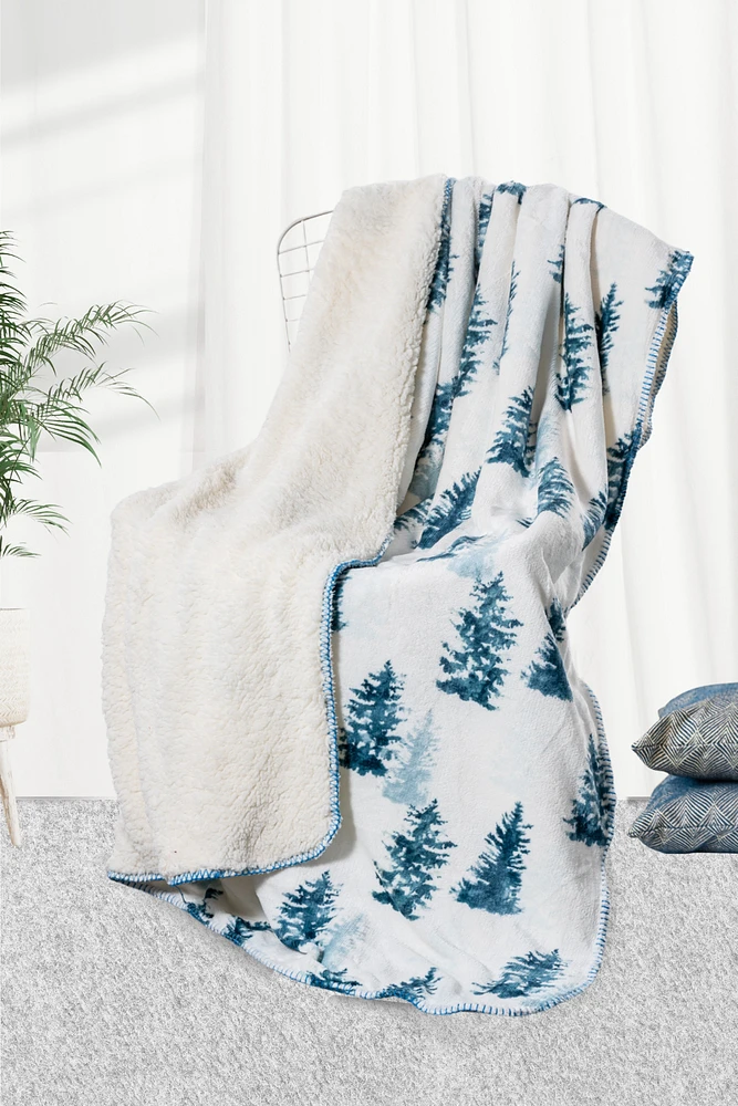 Winter Time - Sherpa Blanket