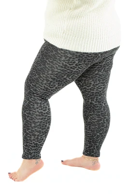 Black Leo - Cozy Lined Leggings