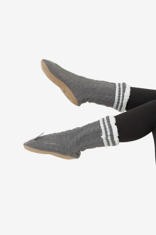 Just Cozy Grey Elk - Cozy Slipper Socks