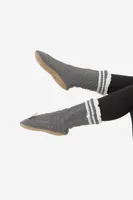 Grey Elk - Cozy Slipper Socks