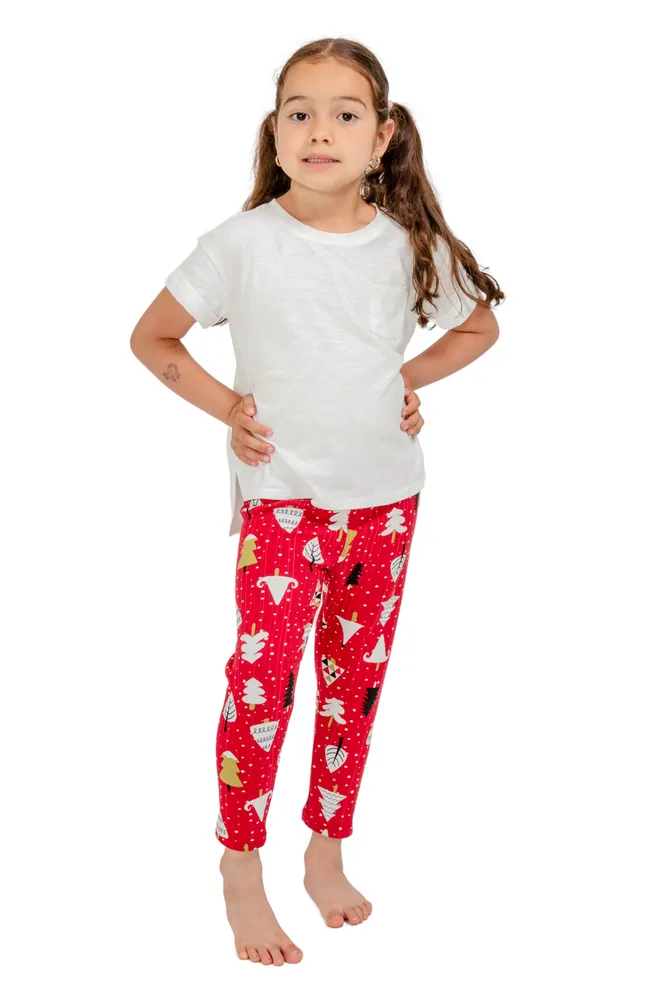 Xmas Tree Kid's - Cozy Lined Leggings