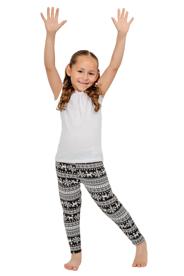 Reindeer Kid's - Cozy Lined Leggings