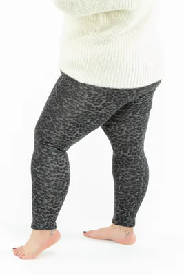 Black Leo - Cozy Lined Leggings